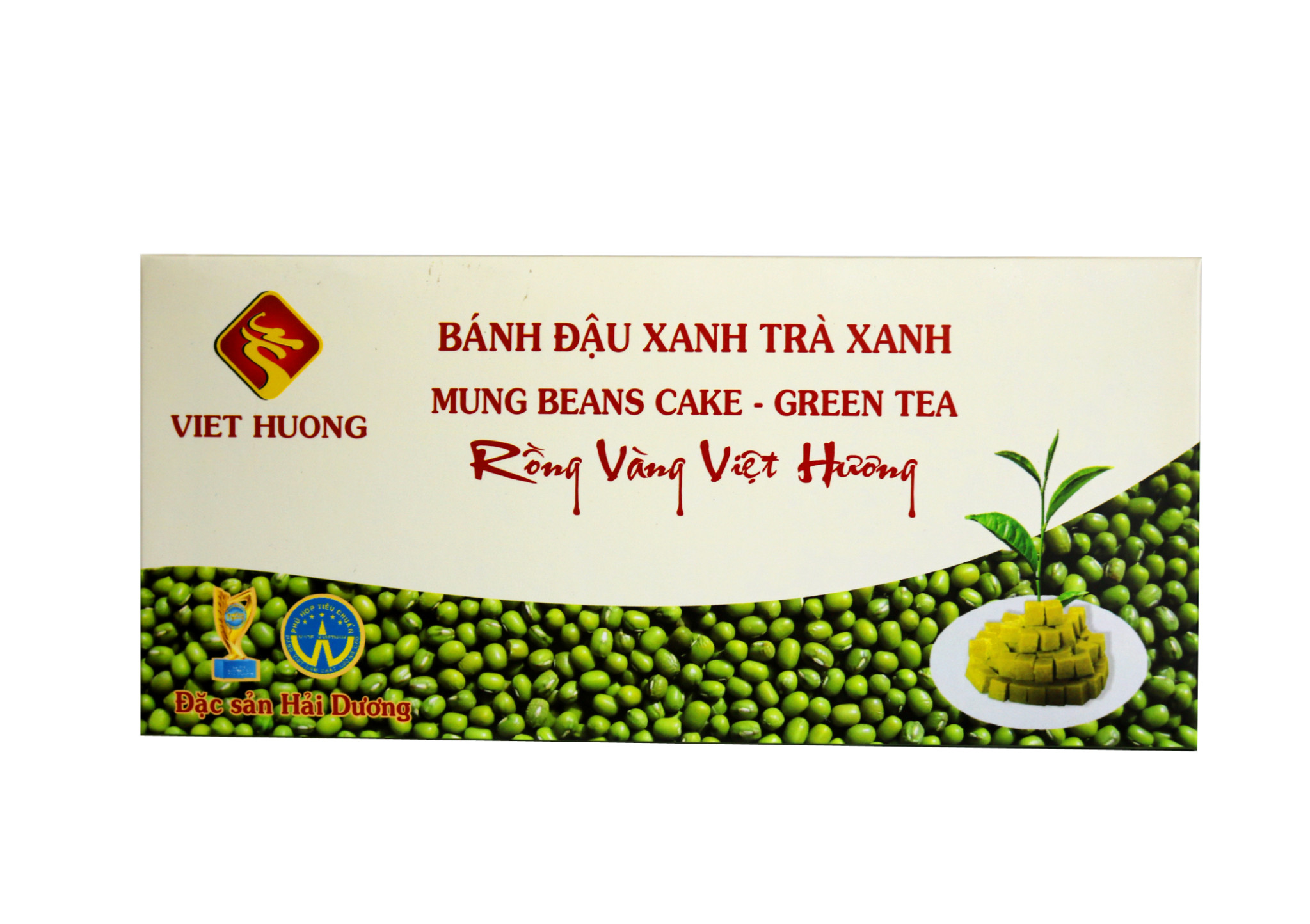 Bánh đậu xanh matcha trà xanh