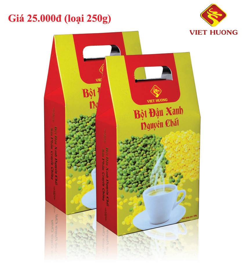 Bot dau xanh nguyen chat loai 250g Bột đậu xanh nguyên chất loại 250g